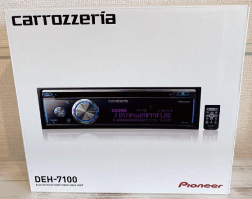 carrozzeria/Pioneer Car Audio DEH-7100 1DIN CD USB Bluetooth 200W Spotify New - Picture 1 of 11