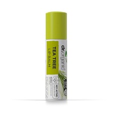Dr Organic Tea Tree Lip Balm, SPF 15, Natural, Paraben & SLS-Free, Organic
