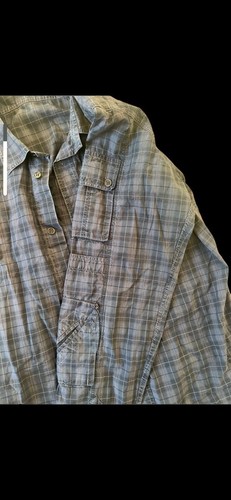 RAF SIMONS Checked Cargo Long Sleeve Shirt Size M - Picture 5 of 5