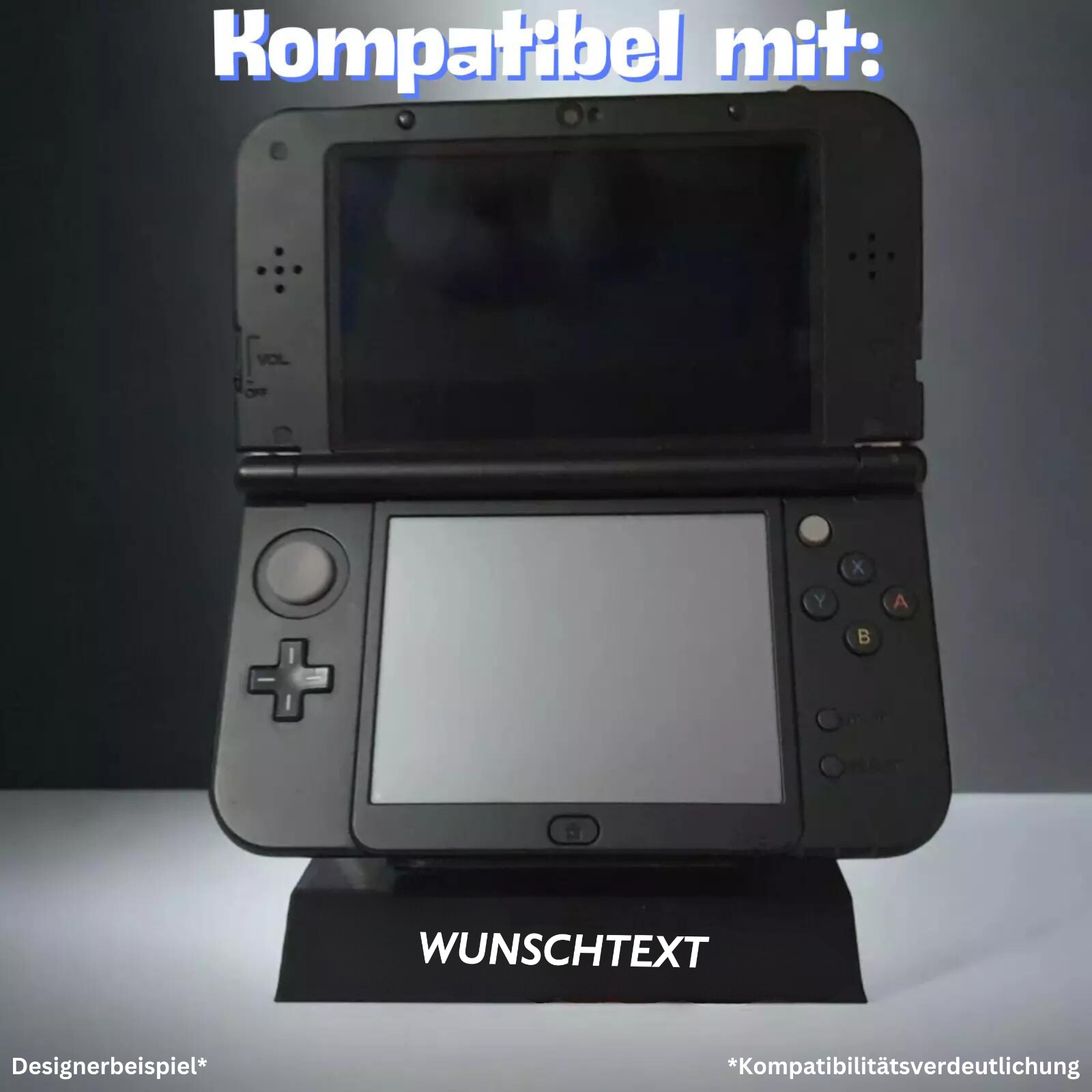 Halterung passend für New Nintendo 3DS XL Ständer Aufsteller Display GB GBC