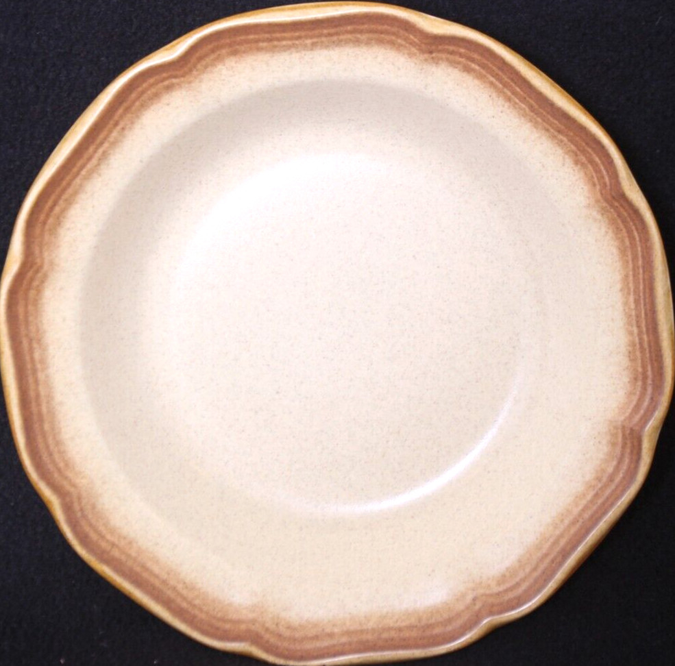 Mikasa Whole Wheat Stoneware E8000 Set of 4 8.5" Rimmed Table Soup Cereal Bowls