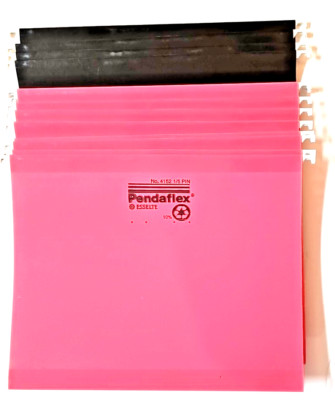 Pendaflex Laminate-Reinforced Hanging 9.25''x12'' Folders Letter 1/5 Tab Assorted