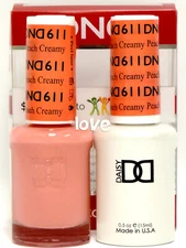 DND Daisy Gel Polish Soak Off 0.5fl.oz LED/UV Duo DND611- Creamy Peach