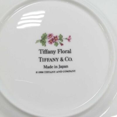 Tiffany & Co. Plate Pair Floral Blue Line | eBay