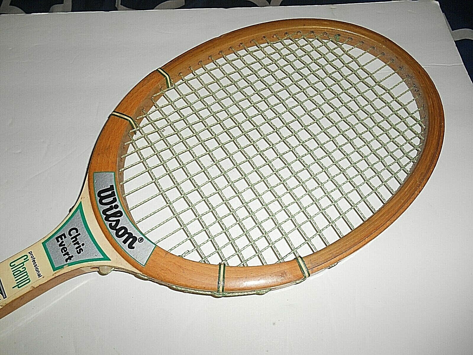WILSON CHRIS EVERT PROFESSIONAL CHAMP VINTAGE WOODEN TENNIS RACKET eBay