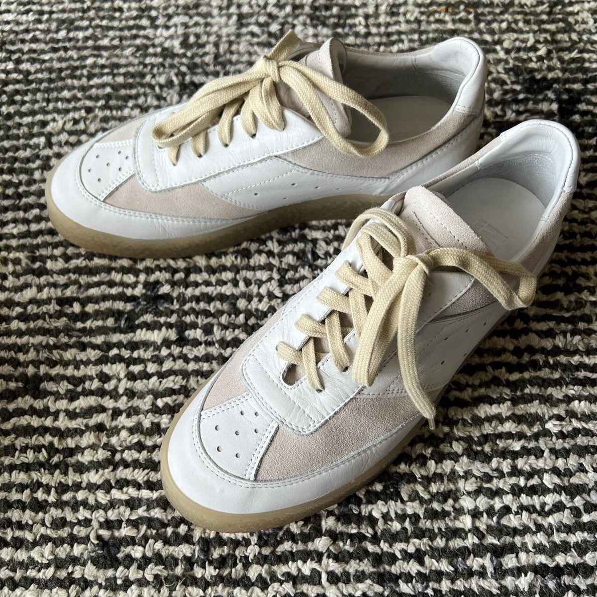 MM6 Maison Margiela White 6 Court Sneakers | eBay