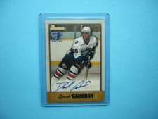 1998/99 TOPPS BOWMAN CERTIFIED AUTOGRAPH CARD #A29 DAVID CAMERON PRE ROOKIE NM