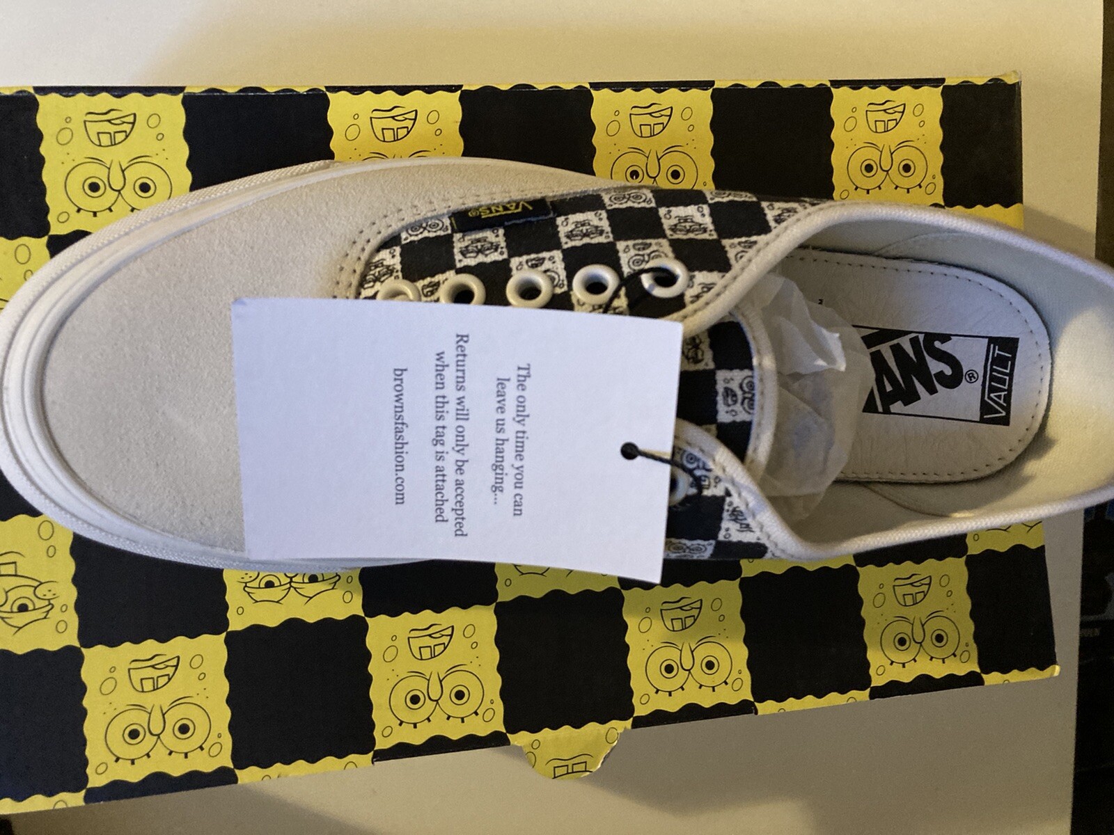 vans vault x spongebob og authentic lx