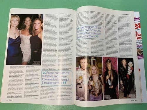 HEAT mag July-2001 VICTORIA BECKHAM Louise Adams Katie Price Friends Near'say UK - Picture 7 of 7