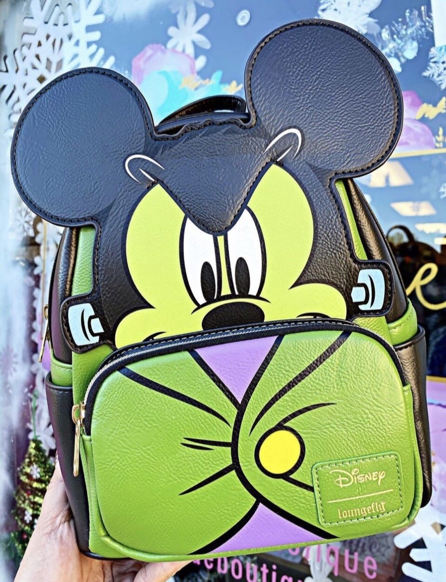 Loungefly Frankenstein Mickey GITD Cosplay Mini Backpack EE  display picture 3