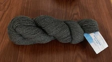 Cloudborn Merino Superwash Sock Twist Yarn, Charcoal Heather, 467 Yds., #1 Wt.