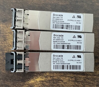 Brocade 57-1000013-01 Fibre Channel 10/100/1000 SFP Module