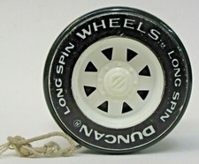 vintage Duncan LONG SPIN WHEELS toy yo-yo yoyo 8 SPOKES