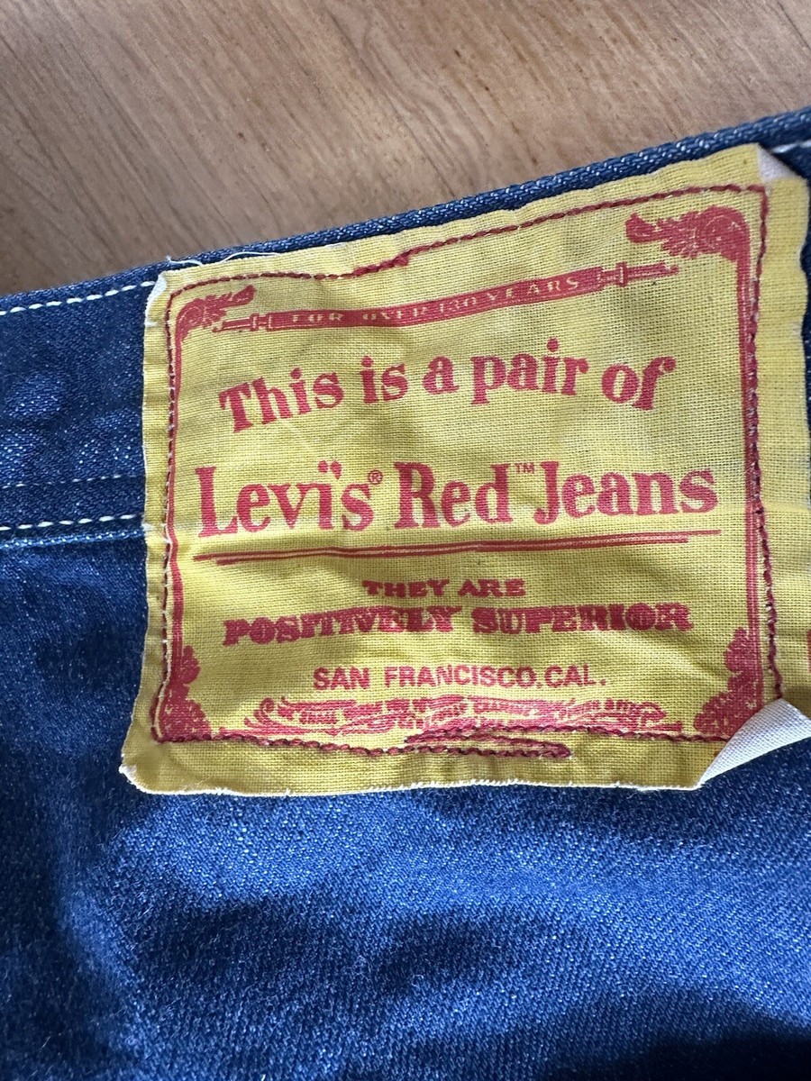 LEVI’S RED HOLDEN Levi's Red Holden Jeans W34 L32 With Originally Belt, Very Jean