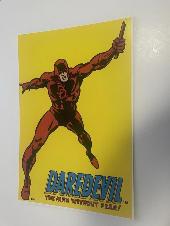 PÓSTER RETRO PIN UP MARVEL COMICS DAREDEVIL NUEVO. Foto 2 de 3