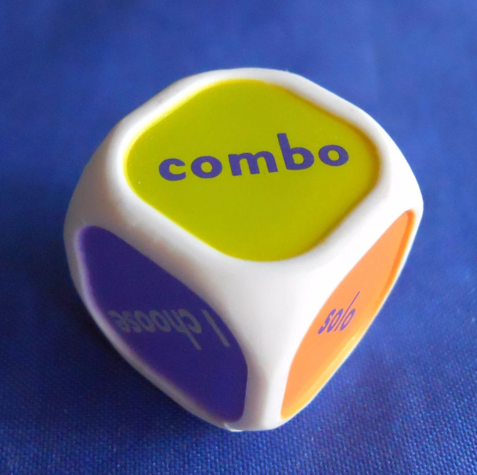 Juego de Mesa Cranium Cadoo Troquel Juego de Repuesto Pieza Púrpura Verde Amarillo Foto 3 de 3