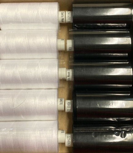 Assorted Coats Moon Sewing Machine Polyester Thread Cotton 1000 yards x 10 cops - Picture 8 of 17