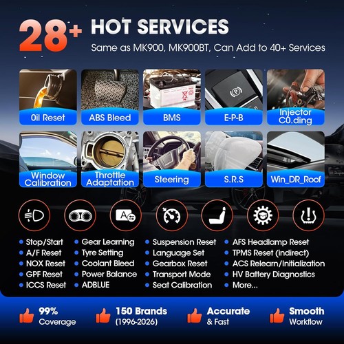 2026 Autel MaxiCOM MK808S Bidirectional Car Diagnostic Scanner Tool Key Coding - Bild 5 von 18
