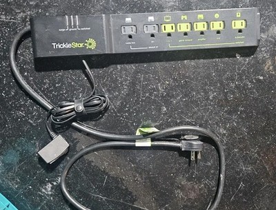 TrickleStar TS1810 7 Outlet AV Advanced Power Strip - Black