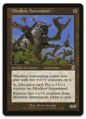 Mindless Automaton #111 (LP) Timeshifted TSB Magic MTG