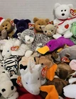 Lot of 26 Vintage Ty Beanie Babies Collection Assorted Animals & Bears with Tags
