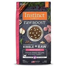 Instinct Raw Boost Grain Free Cat Food with Freeze Dried Rabbit 4.5 Pound Bag