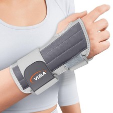 Vlela Carpal Tunnel Wrist Brace Night Support, Right Hand All Day Small, Gray