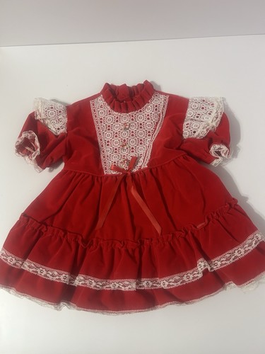 Vintage Mini dress frilly lace Ruffles size 2t