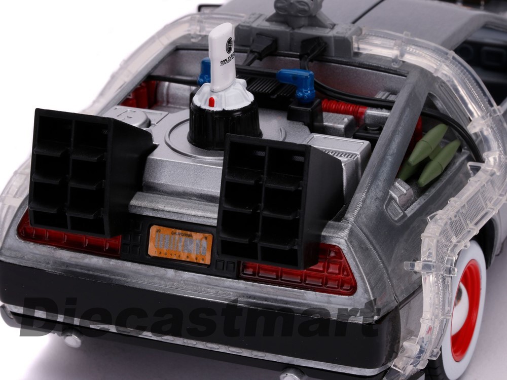 Jada 1:24 Back To The Future Part III Time Machine Delorean W