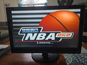 Sega Dreamcast Celtics Themed Green LED Battery MOD W/NBA 2k2 & Green VMU Cont.