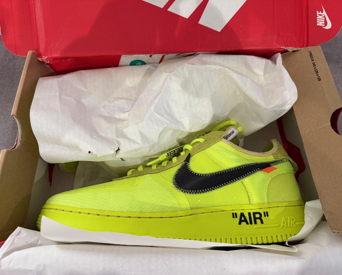 Nike Off-White x Air Force 1 Low Volt - Size 11.5 mens (Used