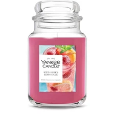 Yankee Candle Iced Berry Lemonade Original Large Jar Scented Candles, 22 oz