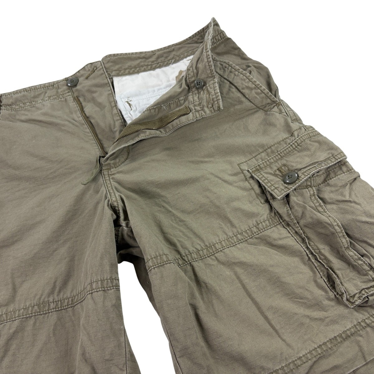 Vintage Ralph Lauren Polo Jeans Co Mens Cargo Shorts 38 Rip-Stop