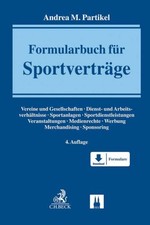 Formularbuch für Sportverträge [German] by Partikel, Andrea M. [Hardback]