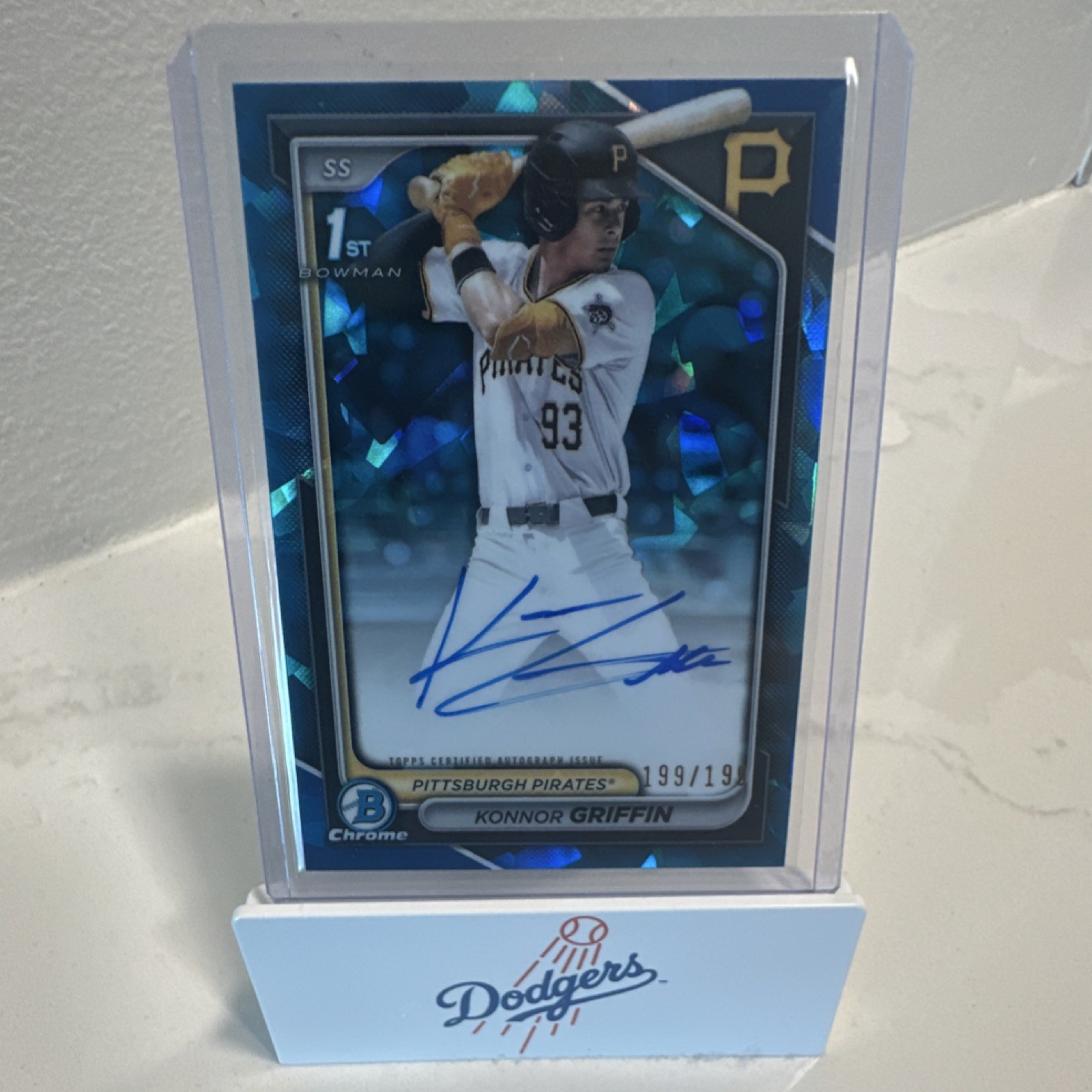 Konnor Griffin 2024 Bowman Draft Sapphire Edition #CPA-KG Chrome 