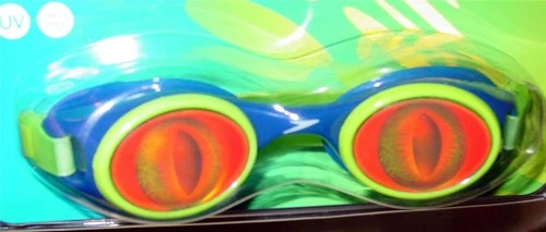 New Swimming pool Speedo LIZARD Eye 3D Holowonder Swim Goggles