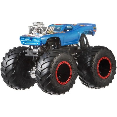 Hot Wheels Monster Trucks Rodger Dodger (Blue) LOOSE