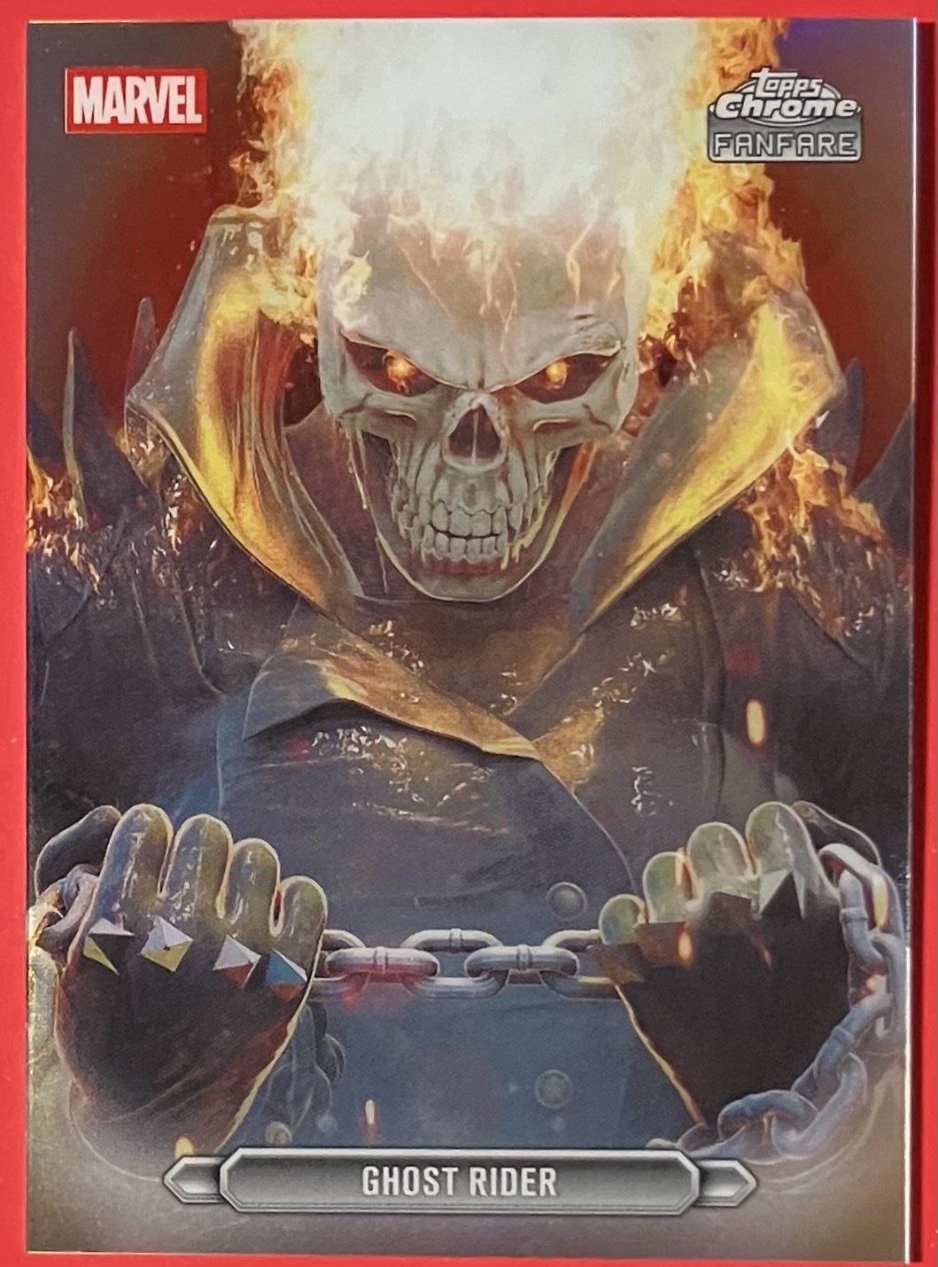 2026 TOPPS CHROME MARVEL GHOST RIDER #FF-16 FANFARE REFRACTOR SP