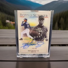2022 PANINI CHRONICLES BOYS OF SUMMER KEN GRIFFEY JR. ENCASED AUTO SP 46 /49!