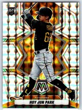 2022 Panini Mosaic #264 Hoy Jun Park Reactive Orange Mosaic