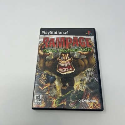 Rampage Total Destruction - PS2 Playstation 2 - CIB Complete W/Manual