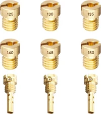 Main jet/pilot jet set Jetsetmoto Main jet Keihin Marudai (6X8) #125#130#135#140