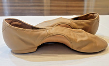 Capezio NEW Jazz Leather Dance Shoes Women's Size 9.5 M Natural Beige Tan
