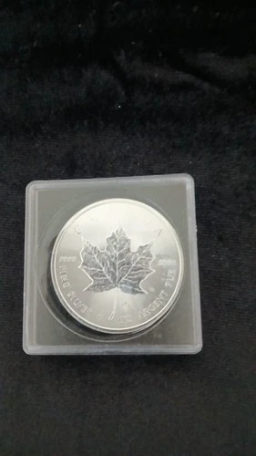 2014 1oz Silver Canadian Maple Leaf/Queen Elizabeth II