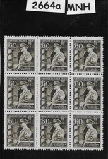 MNH Stamp Block sheet B25  Adolf Hitler Birthday 1944 / WWII Occupation #2664a