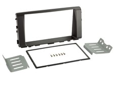 Radioblende Doppel DIN Autoradio für Kia Rio (ab 2017) schwarz