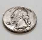 1948 Washington Quarter • 90% Silver • Circulated • X148