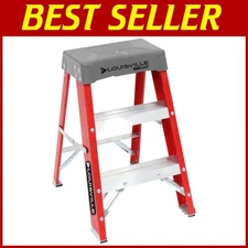 2-Foot Fiberglass Industrial Step Stand, 300lb Capacity
