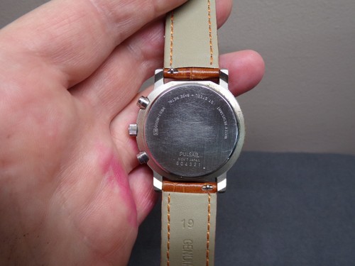 Men's PULSAR Chronograph Watch w/ New Battery - Works Great! a71 - Picture 6 of 6