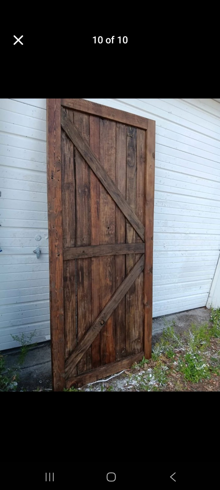 solid wood barn door 30